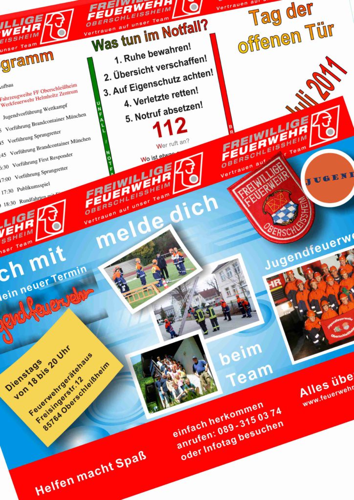 Flyer Jugendfeuerwehr Oberschleißheim