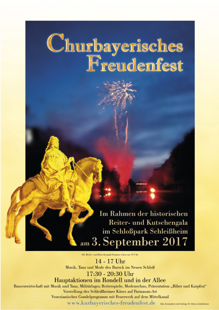 Churbayerisches Freudenfest 2017. Gestaltung von Plakat und Programflye.Grafische Überarbeitung und Vorbereitung für den Auflagendruck Portfolio 20-seitig.r